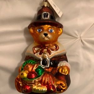 Christopher Radko autumn pilgrim bear Thankful Ted